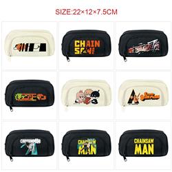 chainsaw man anime pencil bag