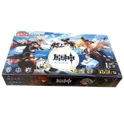 Genshin Impact anime card 36pcs a set (chinese version)