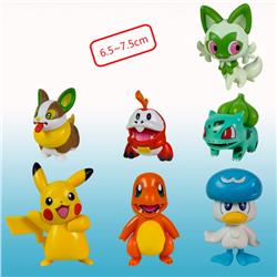 Pokemon anime figure 6.5-7.5cm