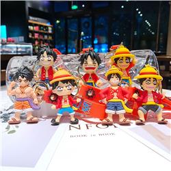 One piece anime keychain
