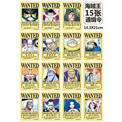 One piece anime posters price for a set of 15pcs