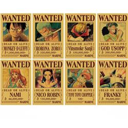 One piece anime posters price for a set of 8pcs