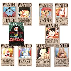 One piece anime PVC card 86*56mm