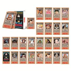 One piece anime LOMO card 24pcs a set