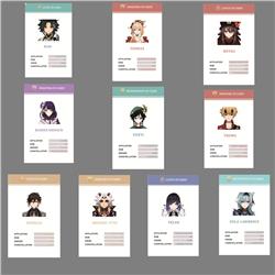 Genshin Impact anime PVC card 86*56mm