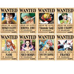 One piece anime posters price for a set of 8pcs