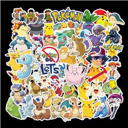 Pokemon anime waterproof stickers (50pcs a set)