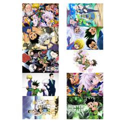 Hunter x Hunter anime crystal card stickers 8.7*5.5cm 10 pcs a set