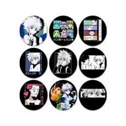Hunter x Hunter anime badge 9 pcs a set