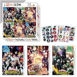 My Hero Academia anime exquisite box stickers 36pcs a set