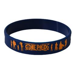One piece anime silicone bracelet