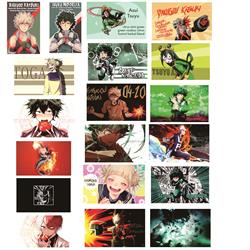 My Hero Academia anime PVC card 86*56mm