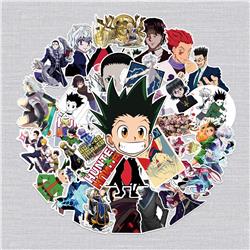 HunterX Hunter anime waterproof stickers (50pcs a set)