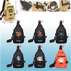 chainsaw man anime messenger bag