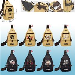 One piece anime messenger bag