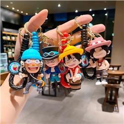 One piece anime keychain