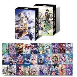 Genshin Impact anime lomo cards price for a set of 30 pcs