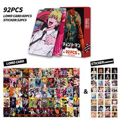 chainsaw man anime lomo cards price for a set of 92 pcs