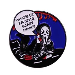 Scream anime pin