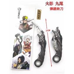 Naruto anime bouncing knife