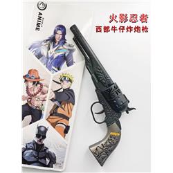 Naruto anime cowboy smashing gun toy