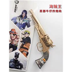 One Piece anime cowboy smashing gun toy