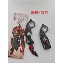 Genshin Impact anime anime folding claw knife