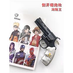 One Piece anime Side opening and smashing gun toy