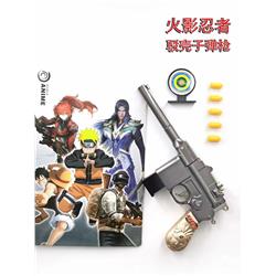 Naruto anime shell mounted bullet gun toy