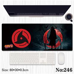 Naruto anime Mouse pad 80*30*0.3cm