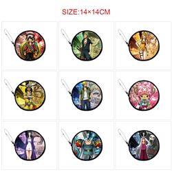 One Piece anime pu wallet 14*14cm