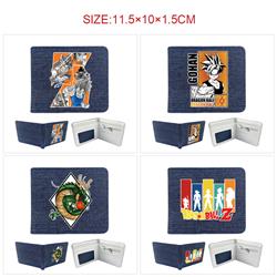 Dragonball anime wallet 11.5*10*1.5cm