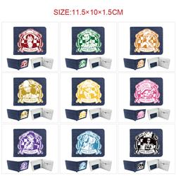 One Piece anime wallet 11.5*10*1.5cm