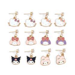Kuromi anime earring