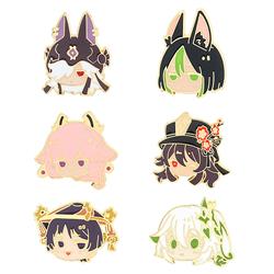 Genshin Impact anime pin
