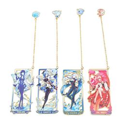 Genshin Impact anime bookmark