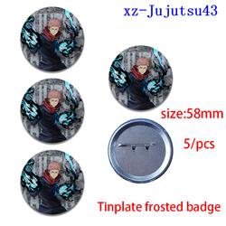Jujutsu Kaisen anime badge 5pcs a set