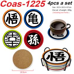 Dragon ball anime coaster 4pcs a set
