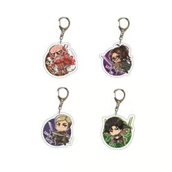 Attack on Titan anime keychain