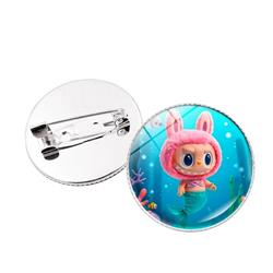 Labubu anime pin