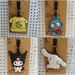 Kuromi anime baggage tag