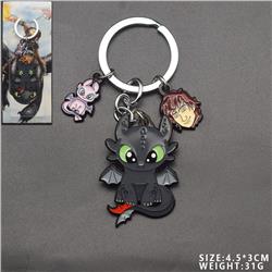 How to Train Your Dragon anime keychain