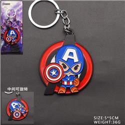 Avengers anime rotating keychain