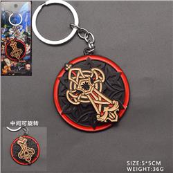 Honkai: Star Rail anime rotating keychain