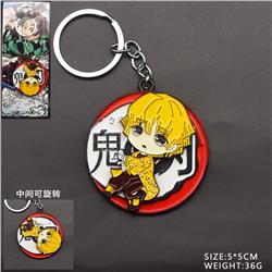 Demon slayer kimets anime rotating keychain