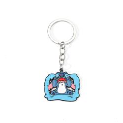 stitch anime keychain