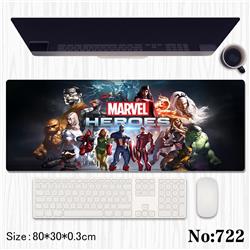 Avengers anime Mouse pad 80*30*0.3cm