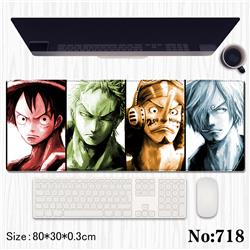 One Piece anime Mouse pad 80*30*0.3cm