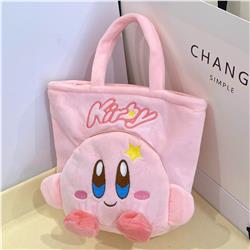 Kirby anime plush handbag 23*22*5cm