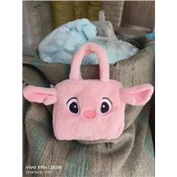 stitch anime plush shoulder bag 20*18*18cm